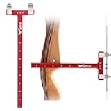 SOPOGER Archery Bow Square T Shape Ruler Measurement Tool Kit for Recurve and Compound Bow Accessories