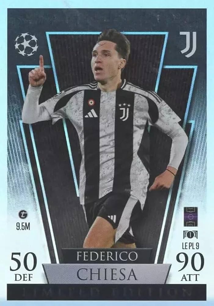 Amazon.com: Match Attax 2024 2025 Federico Chiesa Platinum Pull