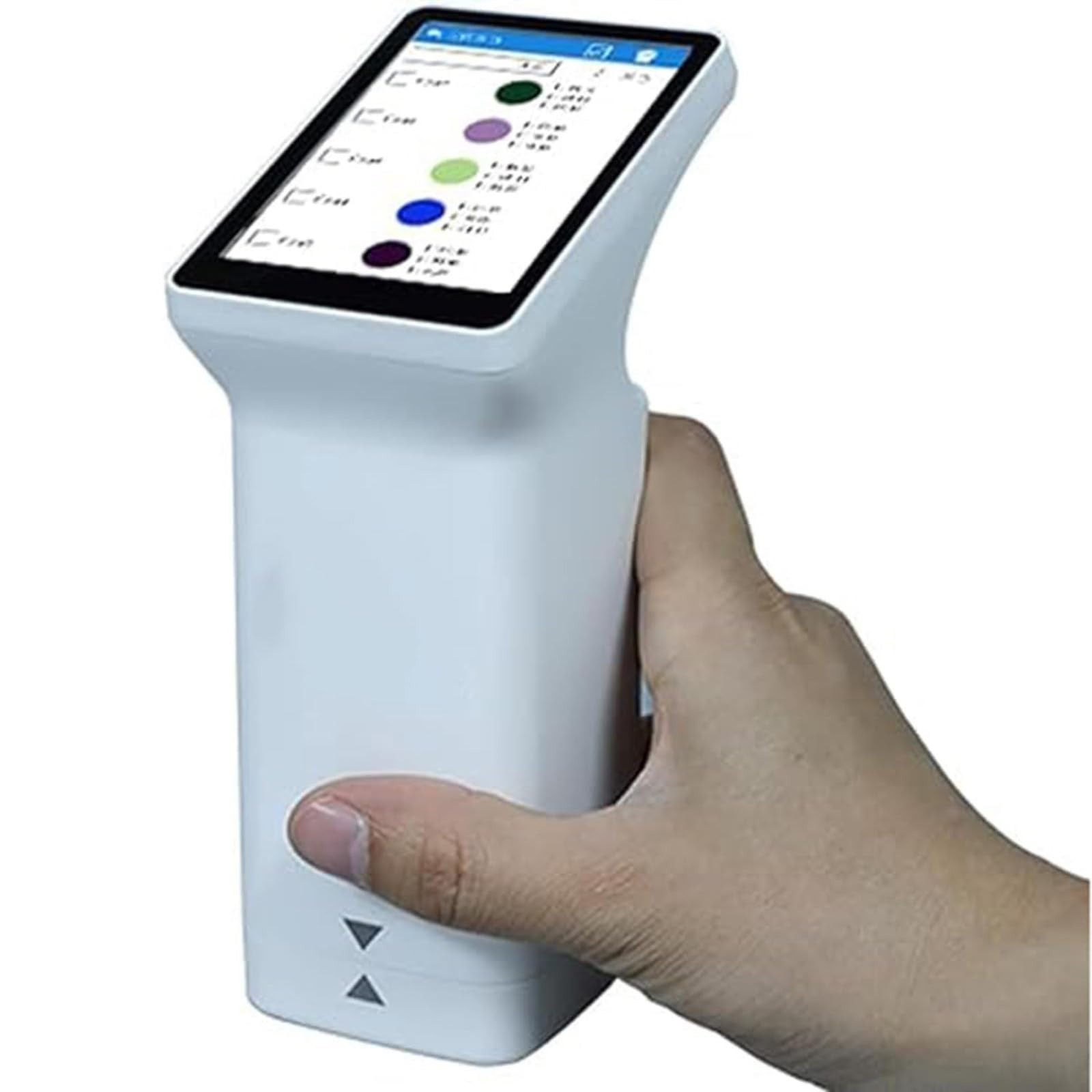 Analizador de color portátil, medidor de colorímetro digital preciso para captura de color, combinación, comparación, ahorro