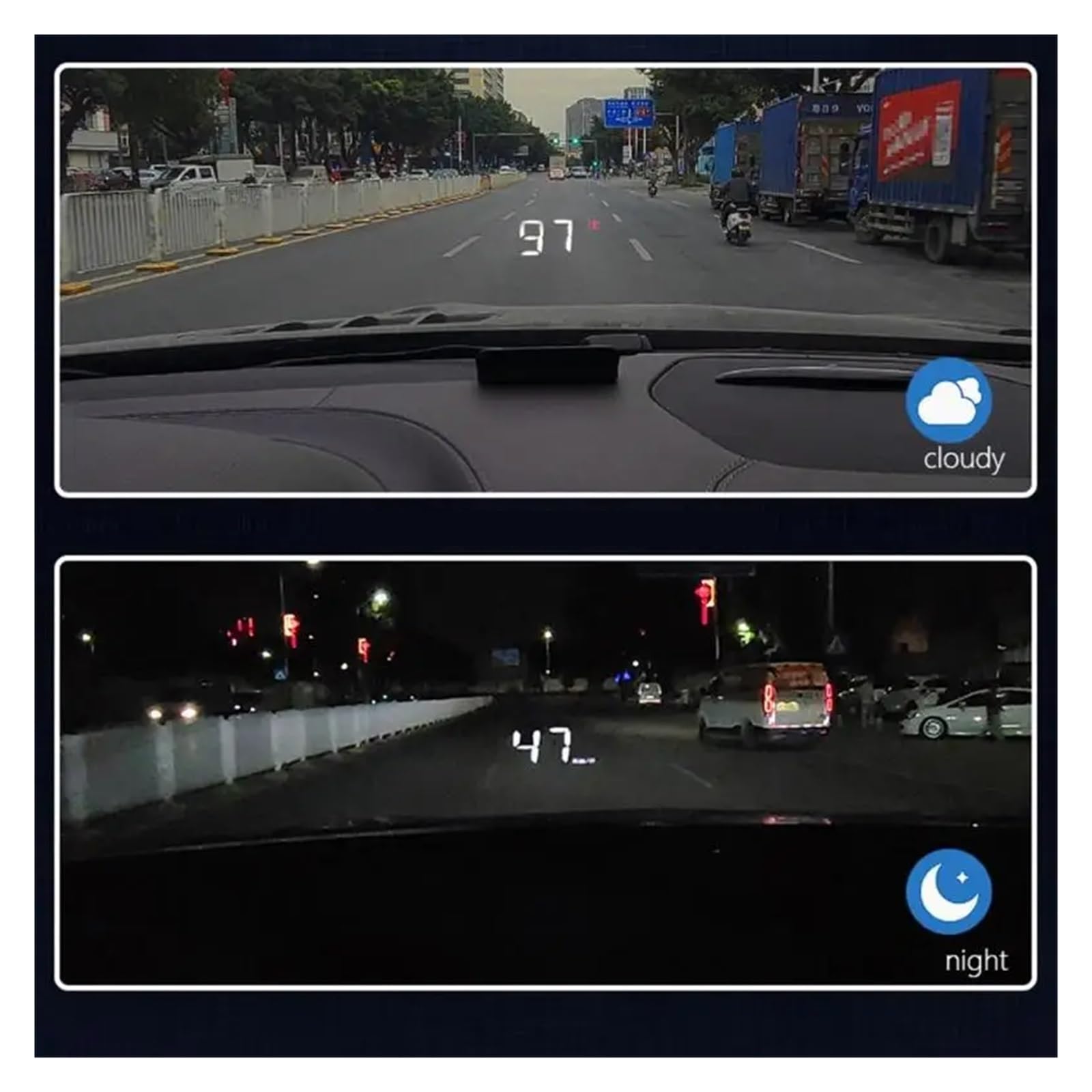 M3 HUD Head Up Display OBD2 Modelo De Coche Estilo Advertencia Exceso Velocidad Parabrisas Proyector Alarma Universal Auto FáCil De Instalar