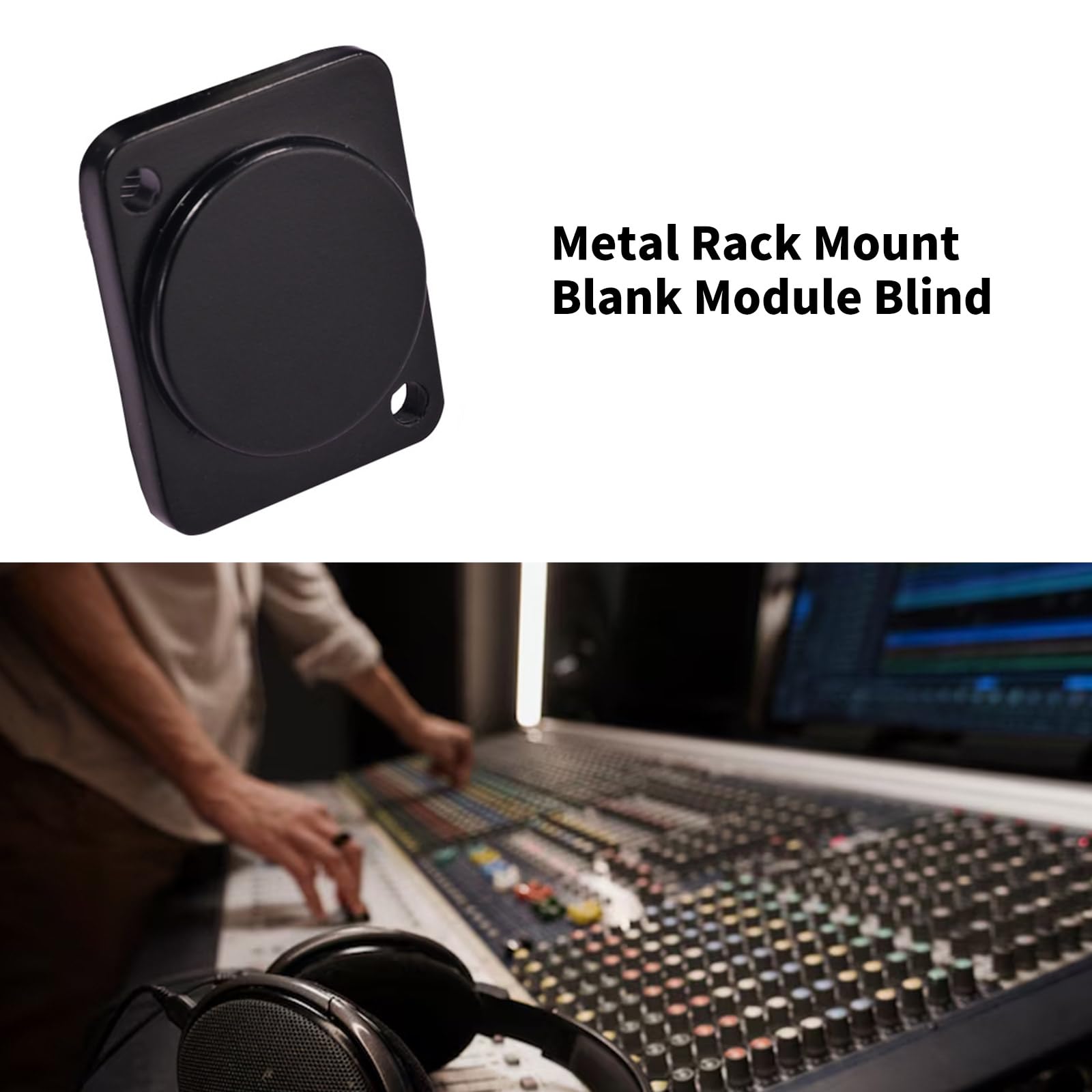10 Pcs Staubkappe Schallantrieb Staubabdeckung Jumper Board D Typ Blanking Metall Bragstoffgefüllte Bergplatte Aufnahmebereich Studio Rack Mount Blindplatte