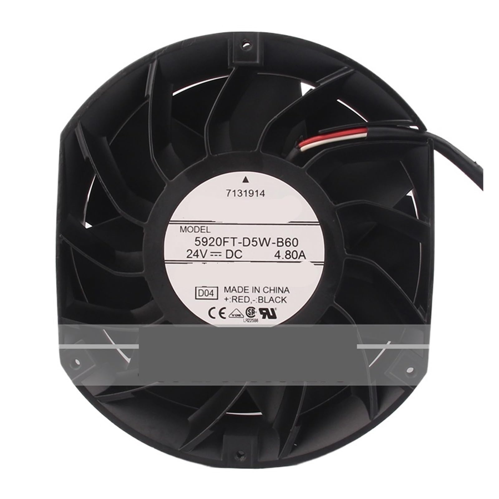 KNIUWMBMH 12V 48V DC24V 4.80A 5920FT-D5W-B60 17251 Cooling Fan