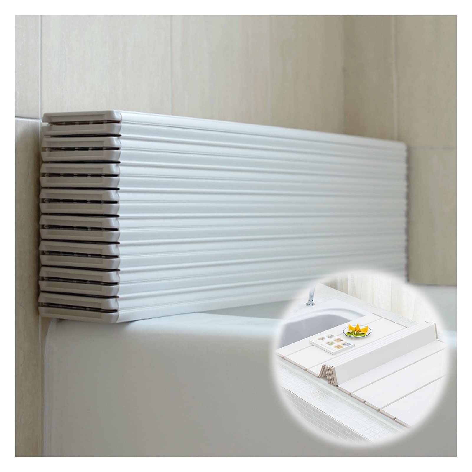 Cubierta para bañera ideal para leer y relajarse en el baño