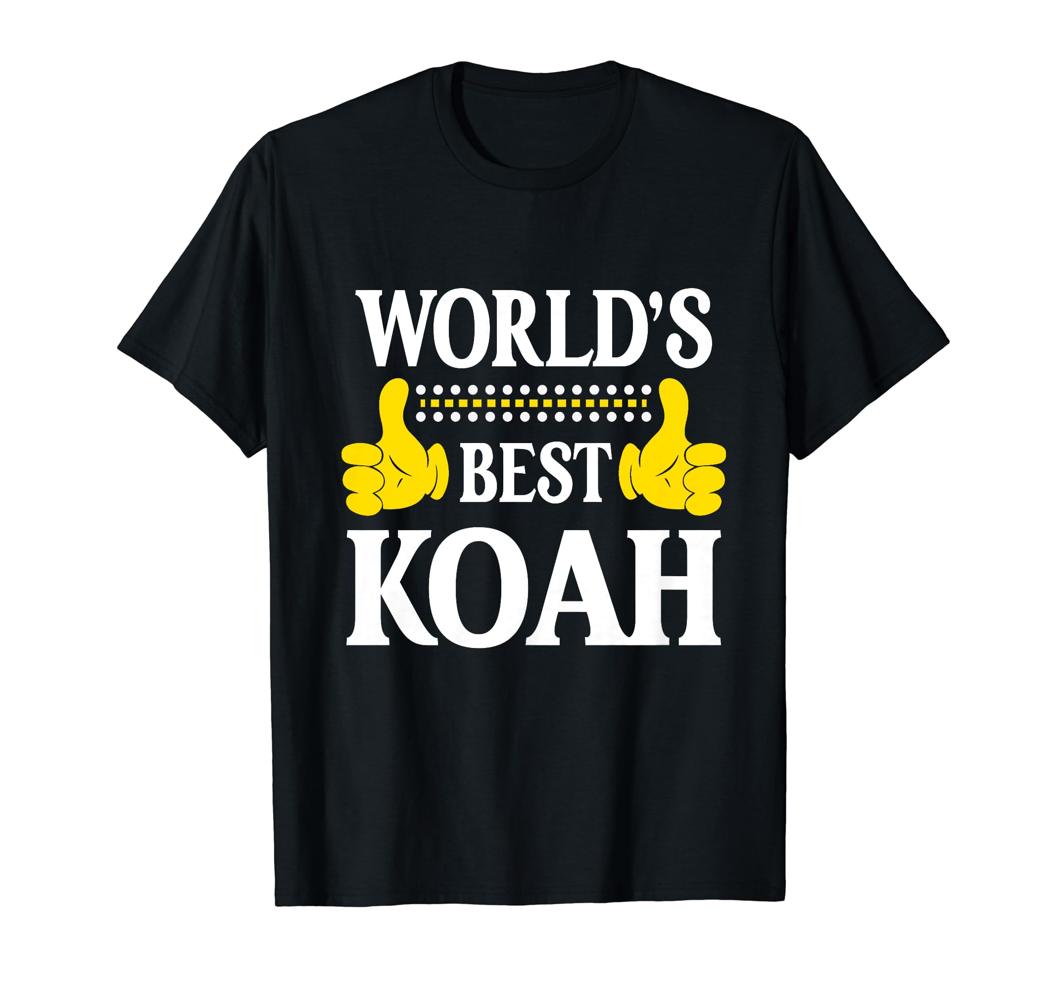 Koah Personal Name Funny First Name World's Best Koah T-Shirt