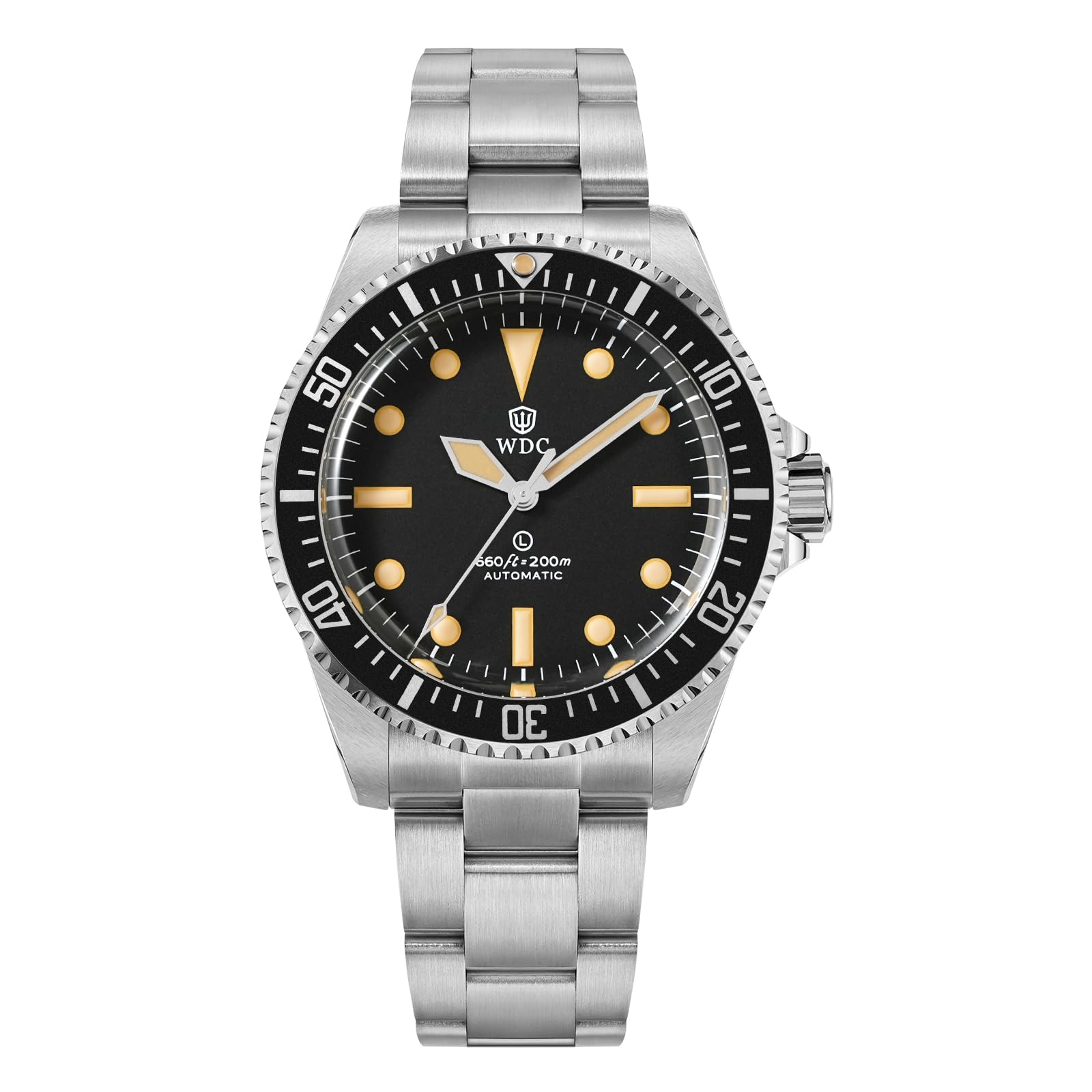watchdives WD5513B - Orologio subacqueo da uomo, stile vintage, PT5004, automatico, meccanico, lusso, 40,7 mm, vetro zaffiro, impermeabile fino a 20 bar