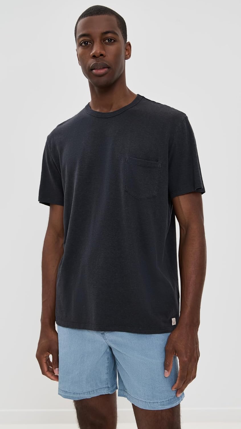 Marine Layer Men's Relaxed Hemp Cotton Tee - Image 2