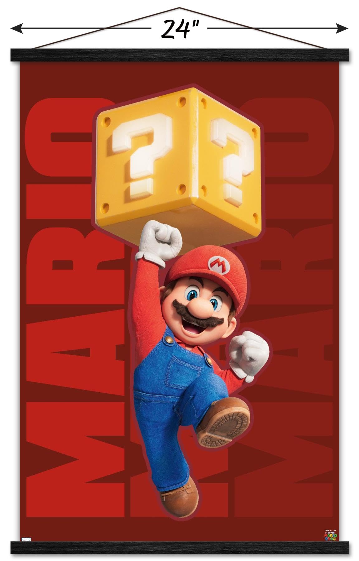 スーパーマリオブラザーズ 告知ポスター キ*チ様 映画 ザ ・ スーパーマリオブラザーズ ・ ムービー 店頭