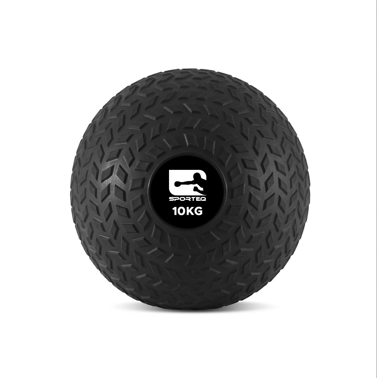 SporteqPro Slam Ball - Strength Training Equipment for Core, Cardio, and MMA Training - Medicine Ball with No Bounce and Textured Grip