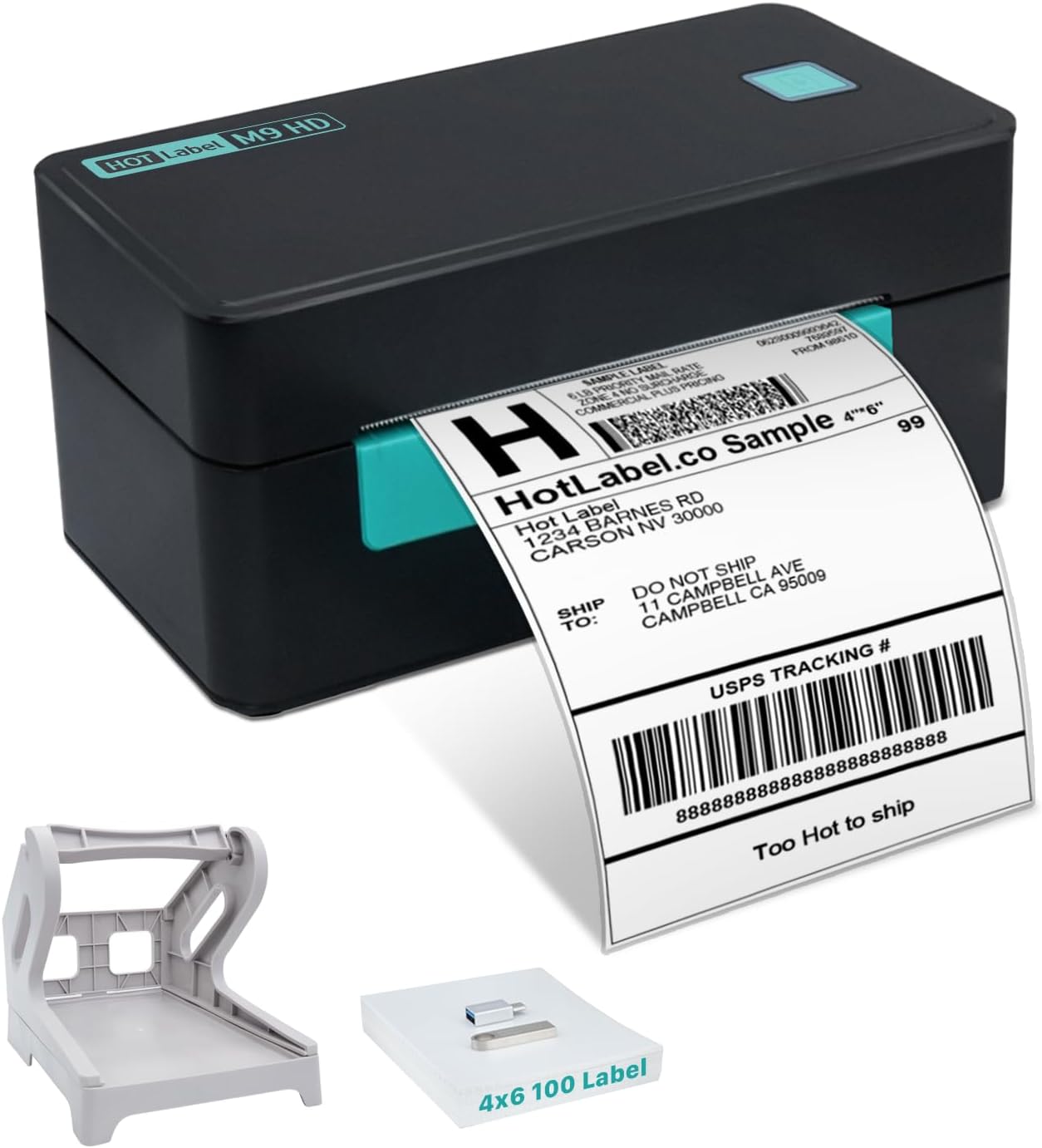 MUNBYN Wireless Label Printer 300DPI, WiFi Thermal Printer, AirPrint