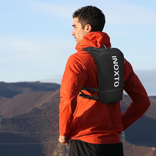 Miniatura 6 de INOXTO - Mochila de hidratación para correr, ligera, aislada, con bolsa de agua de 50.7 fl oz (1.5 L), mochila para senderismo, correr, ciclismo,
