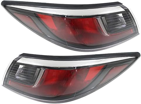 CarLights360 For 2016 Scion iA Tail Light Driver and Passenger Side Bulbs Included DOT Certified TO2804127, TO2805127 | 81560-WB004