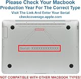 MMOBIEL Amerykańskie nakładki na klawisze do klawiatury, pełny zestaw, zamiennik kompatybilny z MacBook Pro Retina 13" 15" A1989 A1990 A1932 (czarne)