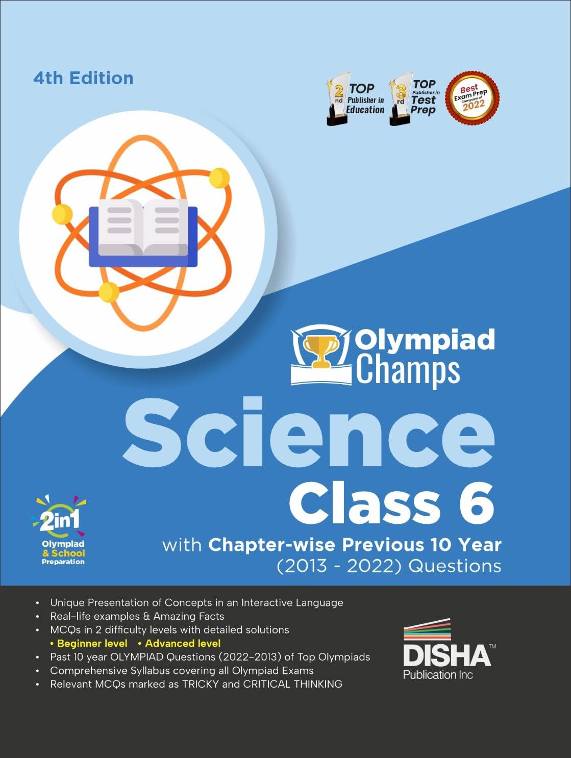 Olympiad Champs Science Class 6 with Chapter-wise Previous 10 Year (2013 - 2022) Questions 4th Edition | Complete Prep Guide with Theory, PYQs, Past & Practice Exercise |