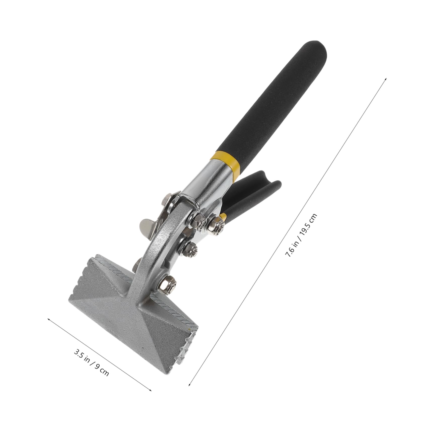 STOBOK Metal Bender Tool Hand Seamer for Metal Bending Flattening Lightweight Heat Treated Construction Straight Jaw Design for Precision Tight Spaces
