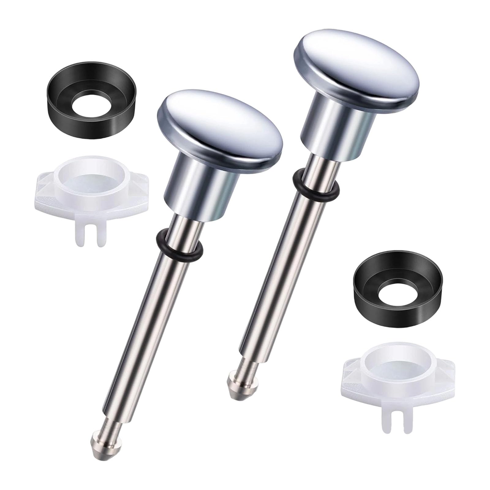 Msioytog Plating Bathtub Diverter Replacement Set Metal Adapter & Anti-Leak Seals, Simple Shower Faucet Repair Bathtubs Diverter Adapter