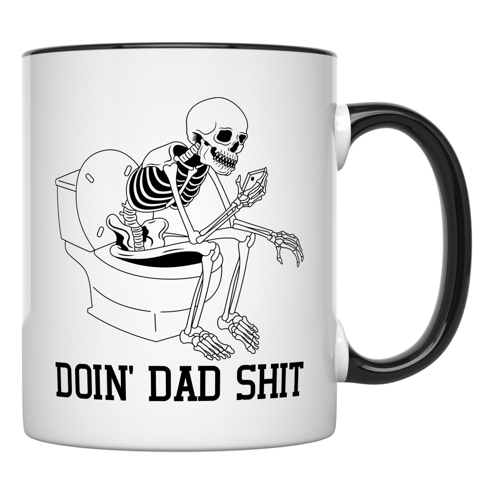 Tazza in Ceramica Dad Happy Birthday Best Dad Ever Mug Fan 2 pezzi