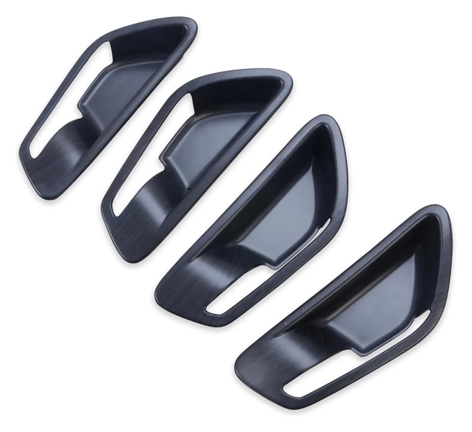 Qwqthgs Wood Grain For Hyundai For Tucson Nx4 2021-2024 Car Interior Inner Door Handle Bowl Cover Trim Decoration Accessories Interior Trim Strips(Wood Grain)