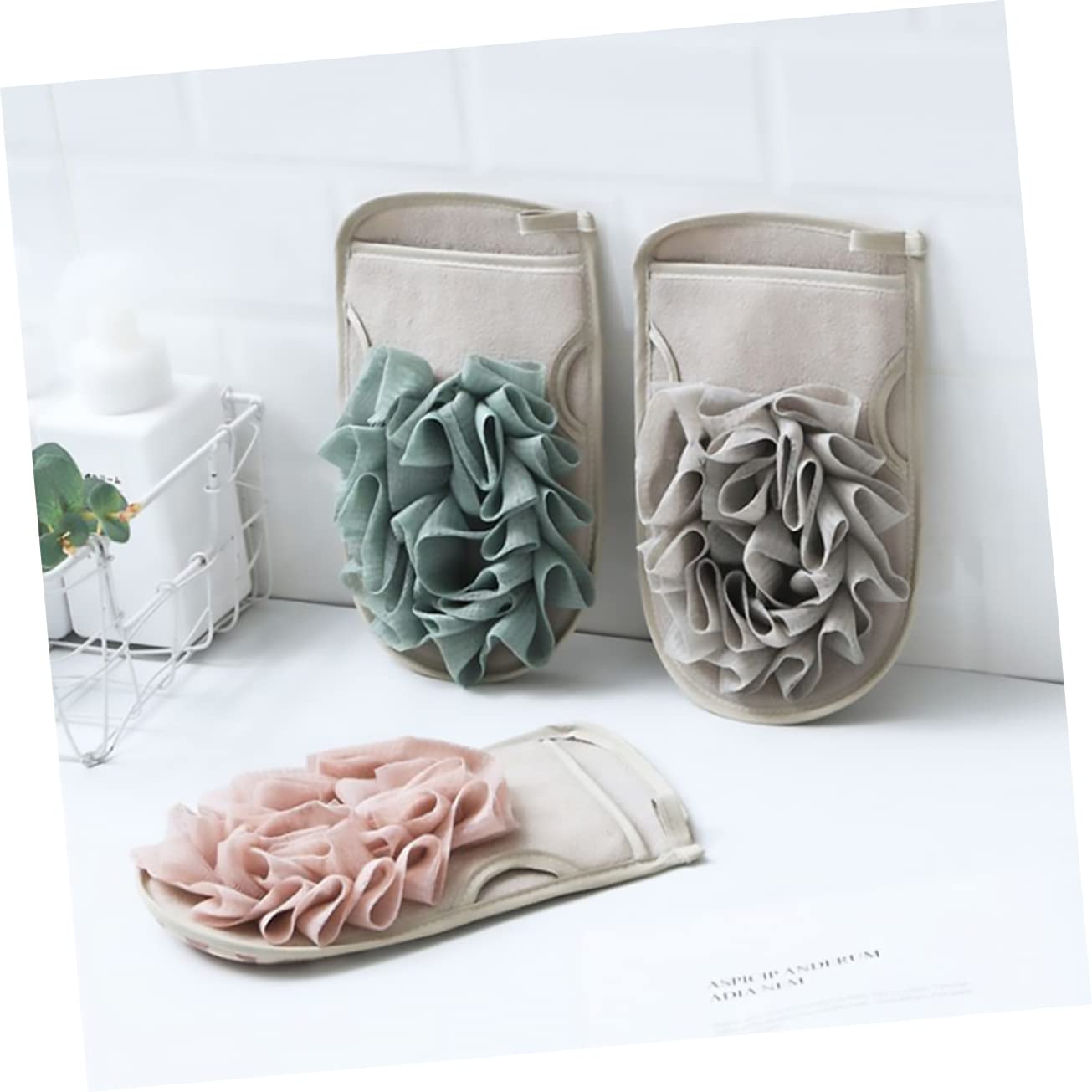 Healeved 9pezzi Guanti Esfolianti Per Bagno Da Misti Guanti Per Doccia Per Uomo e Donna Per Pulizia Profonda Di Corpo e Facili Da Utilizzare e Lavabili Per Tutte Le Mani