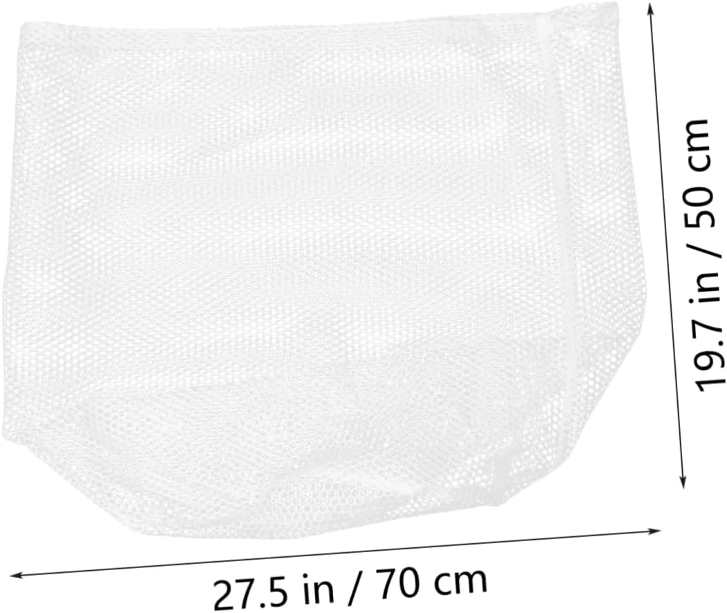 2sets Mesh Laundry Bags with Drawstring Travel Wash Bags for College Dorm Fine Structure for Shirts Sweaters Towels Moisture Breathable Storage 4pcs*2