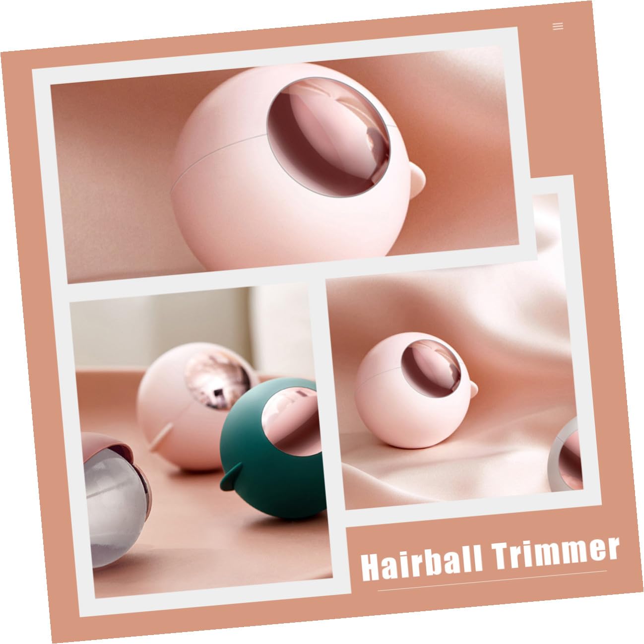 Anneome Portabler Wiederverwendbarer Haarballenentferner aus Abs und Pu mit Sicherem Klebedesign für Noppige Materialien und Tierhaare Beim Reisen für Taschen