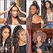 8 Packs Springy Afro Twist Hair 16 inch Pre-Separated Marley Twist Braiding Hair for Distressed Faux Locs Spring Twist Hair Extensions for Women (1B/30, 16 Inch (Pack of 8))