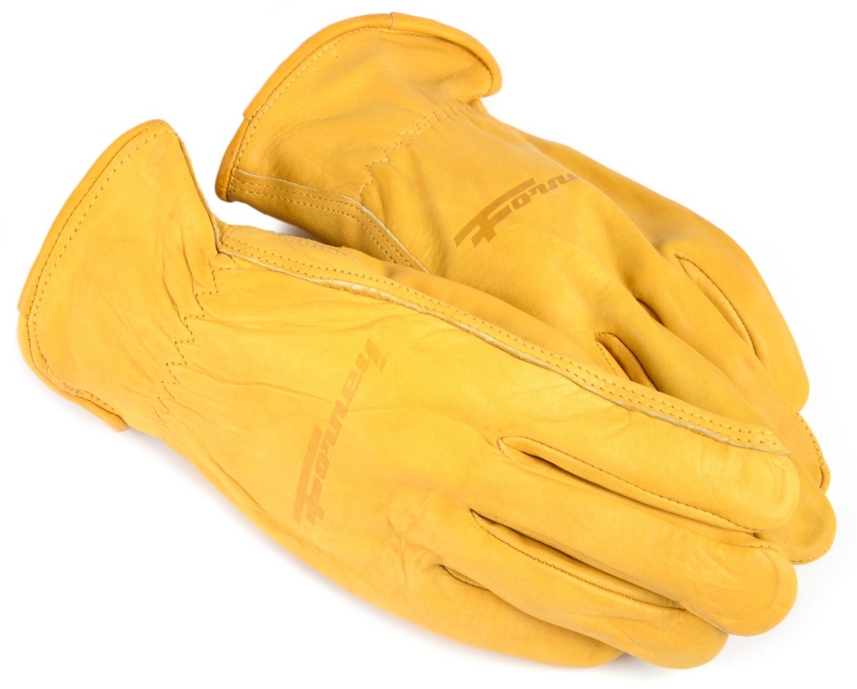 Forney 53049 Cowhide Leather Driver Premium Men's Gloves, X-Large