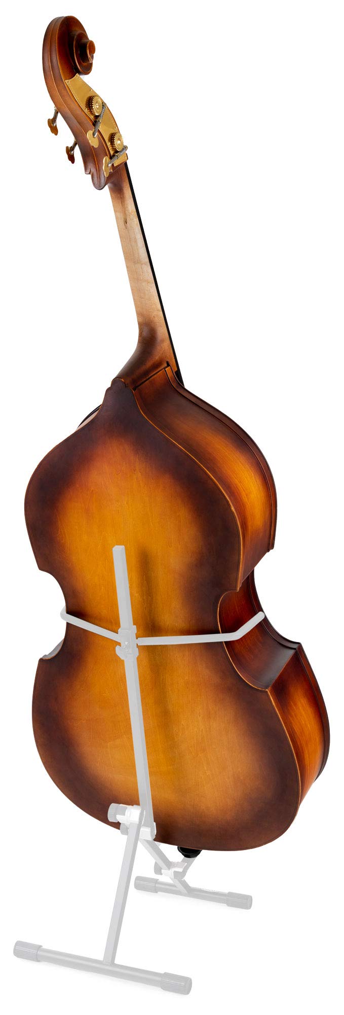 Classic Cantabile DBP-110 Kontrabass - 3/4 Größe - Korpus aus gesperrtem Holz - Hals: Ahorn - Griffbrett: Blackwood - inkl. Bogen, Gigbag und Kolofon