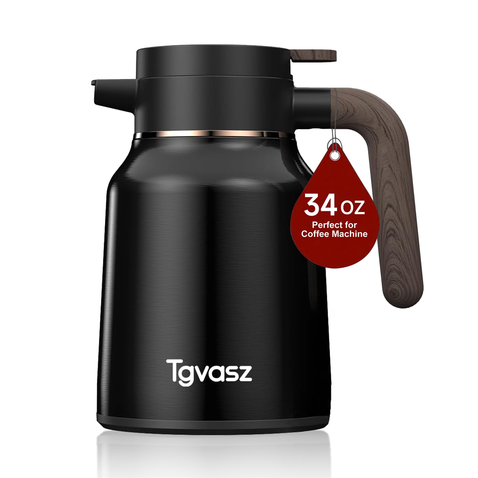 Tgvasz 34 Oz Vacuum Thermal Coffee Carafe
