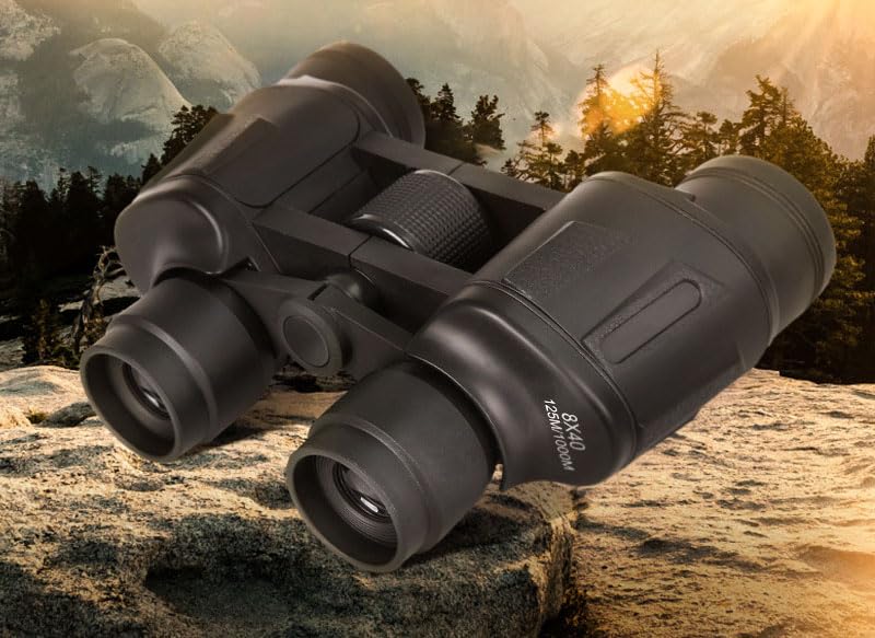 Binoculares portátiles 8x40 durables para adultos miniatura 2