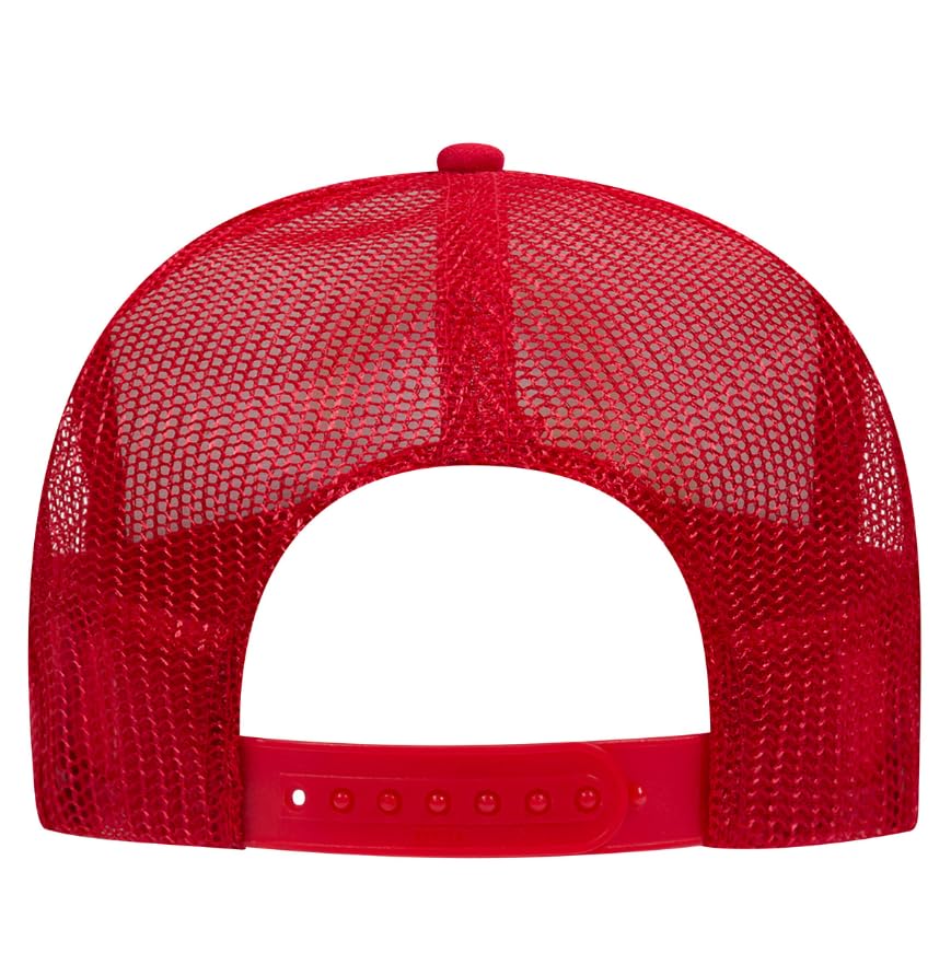 Image of Otto Cap 5-Panel High Crown Mesh Back Trucker Hat