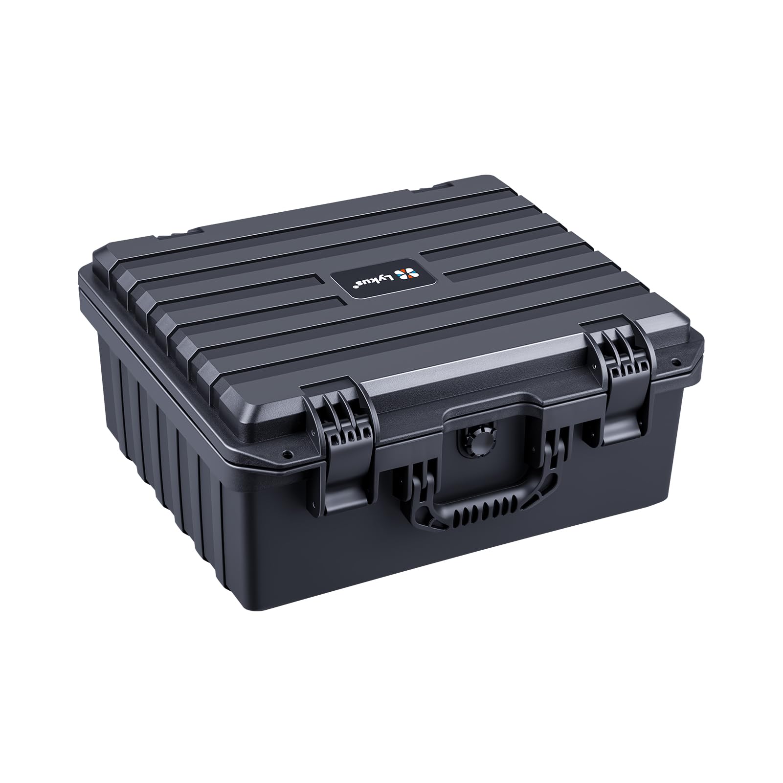 Lykus HC-4020 Custodia/Valigia/Case rigida impermeabile con schiuma personalizzabile, Dimensioni interne 40,5x33,4x17,8 cm, Adatto per laptop, dispositivi elettronici e altro ancora