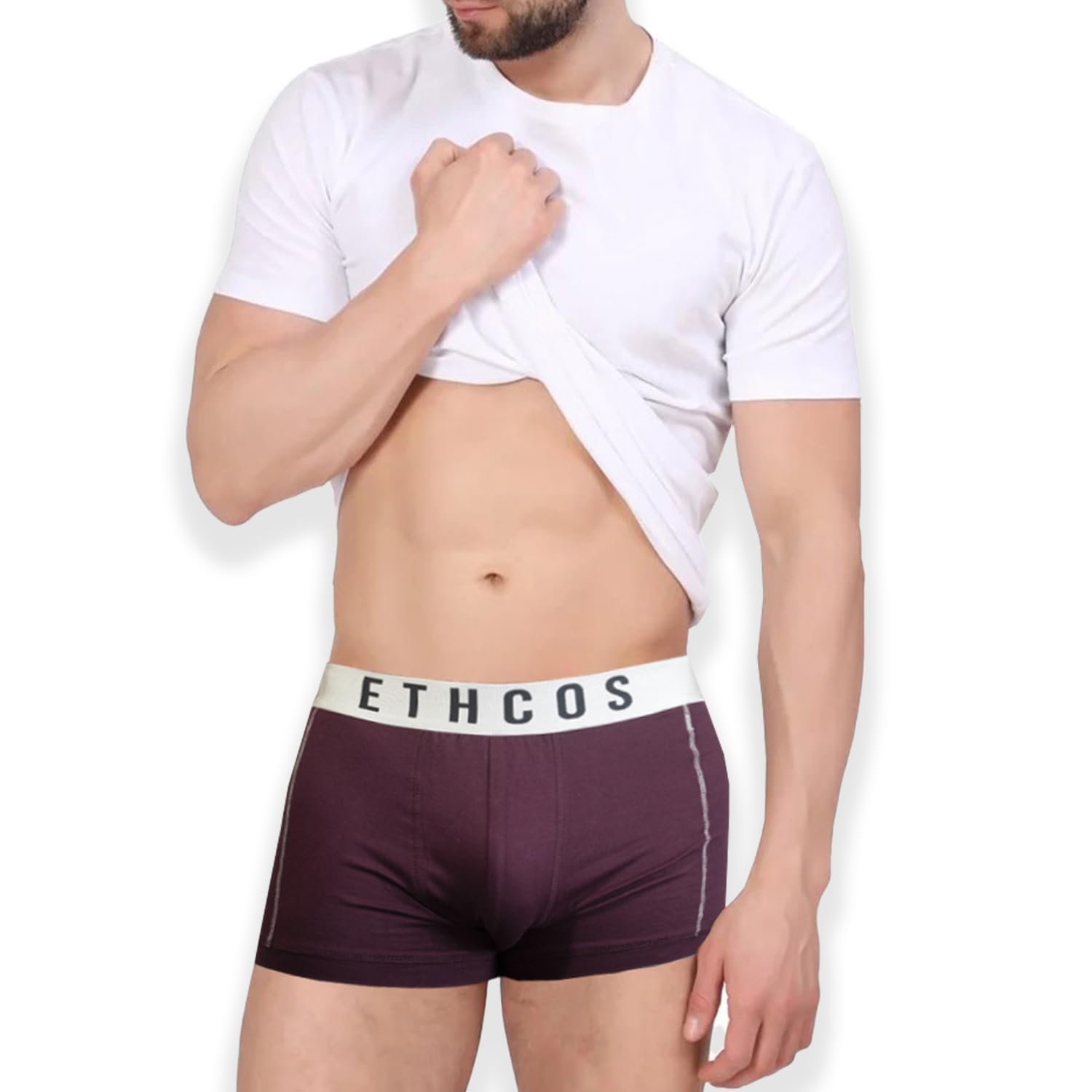 ethcos Mens Underwear Ultra Soft Micro Modal Trunks Moisture Wicking Boxer Briefs for Men-picture-51