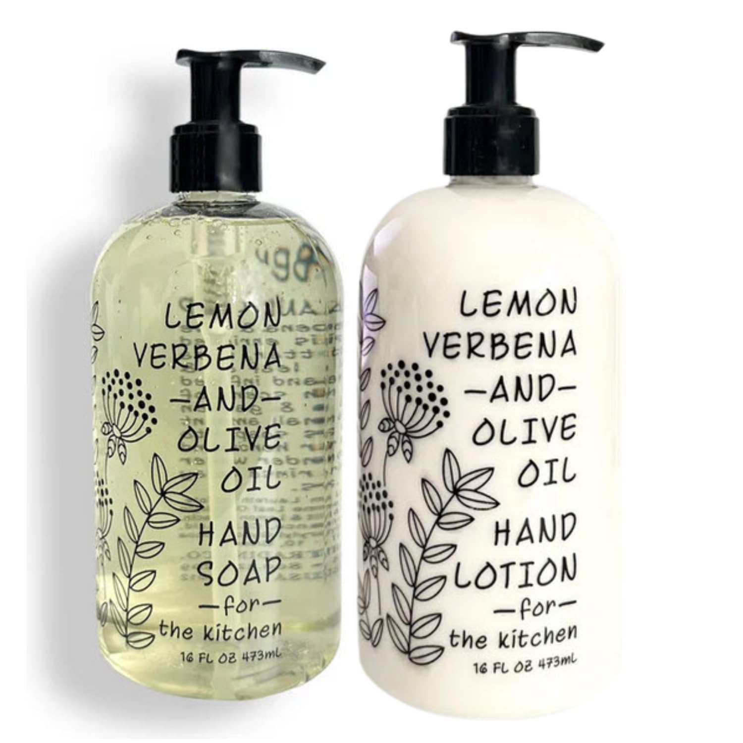 Greenwich Bay Trading Company Kitchen Collection: Lemon Verbena & Olive Oil (Hand Soap & Lotion)