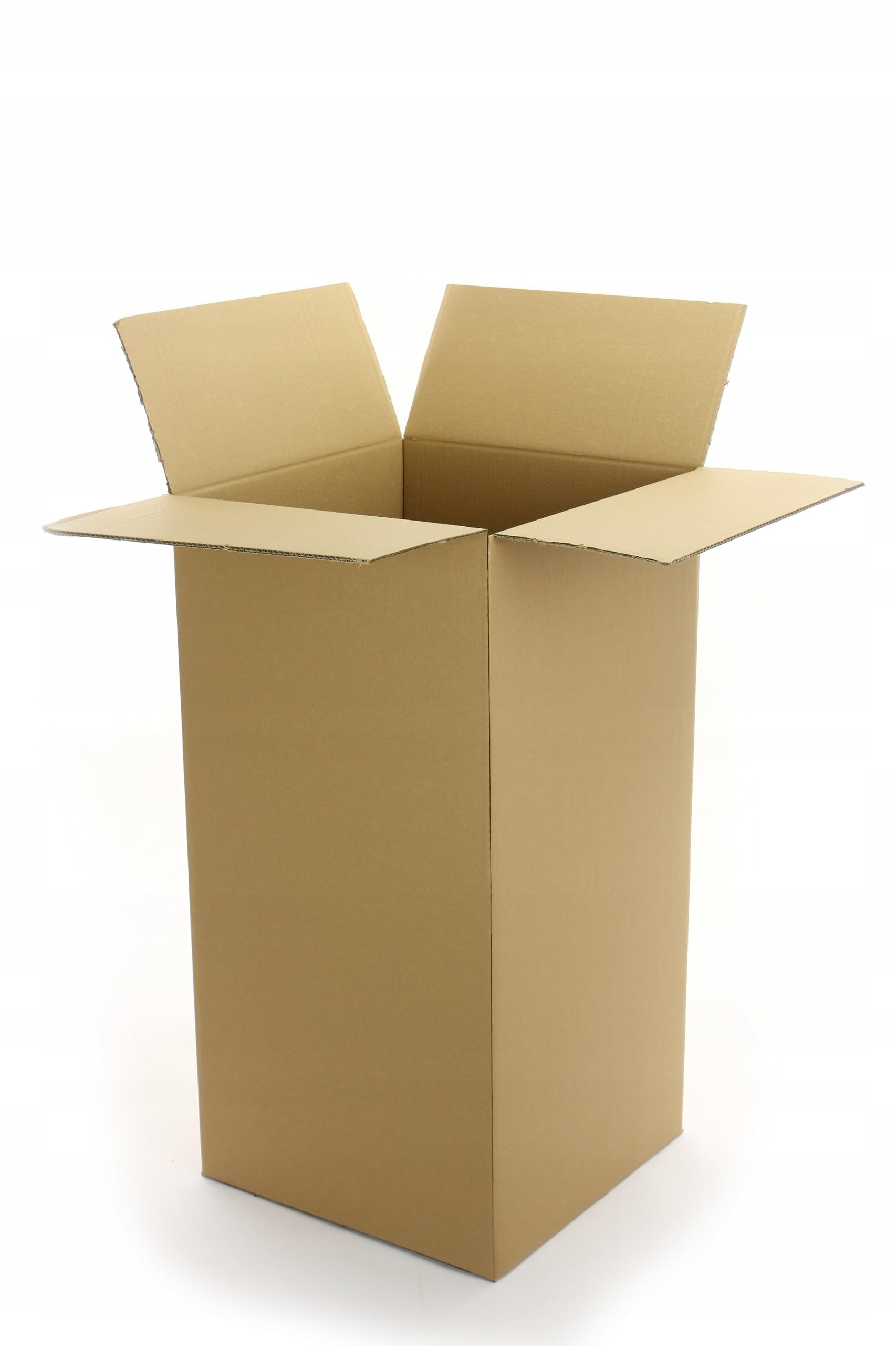 10 Stück Faltkarton 500x500x1000 mm Außenmaß Versandkarton E-commerce Karton 2-Wellig Braun Kartonage Verpackung Postkarton Versandschachtel Paket Päckchen