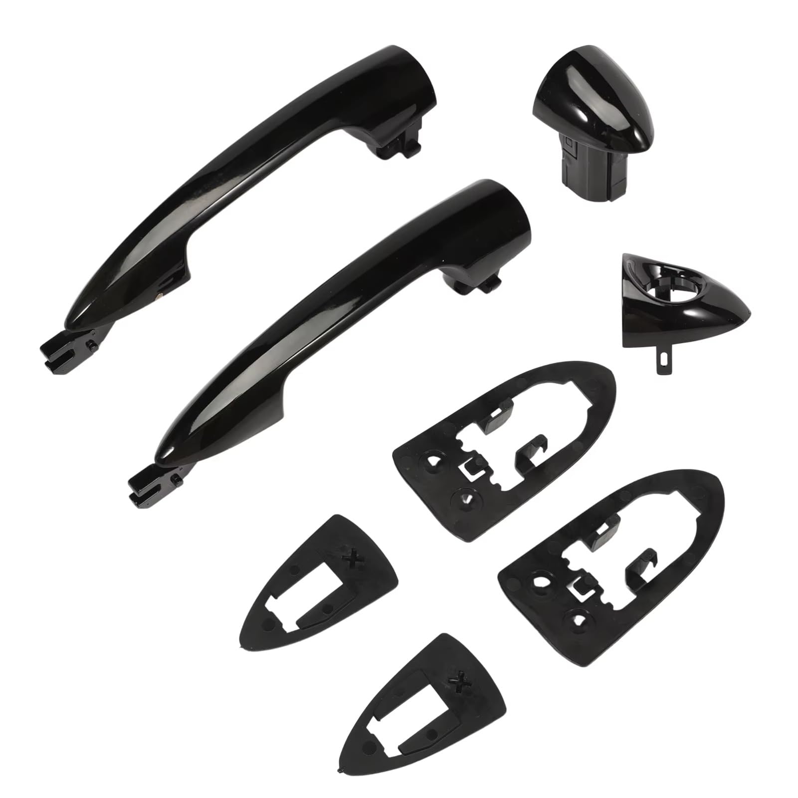 Feoosvx Rear For Alfa For Romeo 147 For Giulietta For Lancia Y 2012-2156145296 Front/ Exterior Door Handles 156145296 156145295 Door Handle Handle Side(Rear)