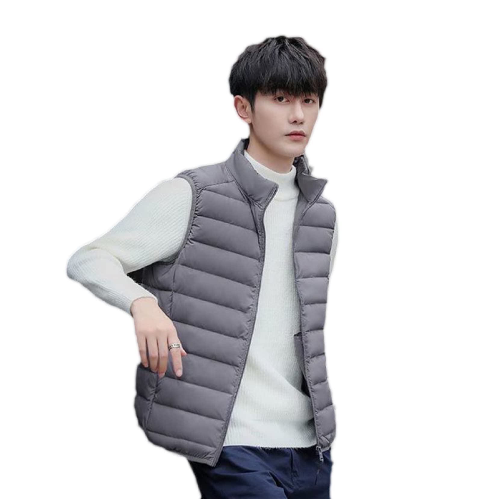 Amazon | [lsjdln] 撥水 ダウンベスト ダウンジャケット メンズ ベスト