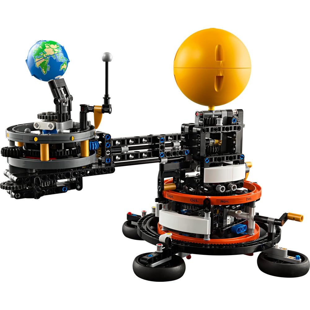 LEGO Technic Planeta Ziemia i Księżyc na orbicie 42179 | Model kosmosu, klocki konstrukcyjne, prezent dla fana techniki, zabawka edukacyjna dla dzieci 10+, 526 elementów