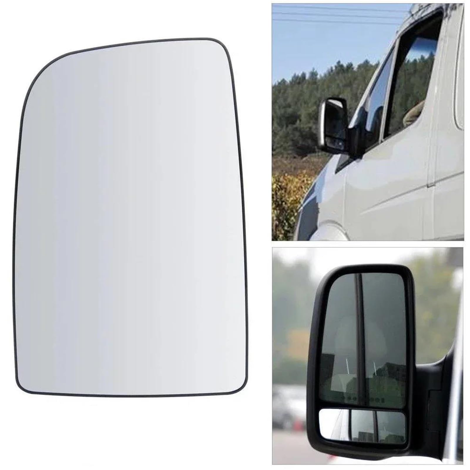 Espejo Retrovisor Lateral Para Coche, Cristal Reflectante, Accesorios Para VW Para Crafter 2012-2016 Cristal de retrovisor lateral(Izquierda)