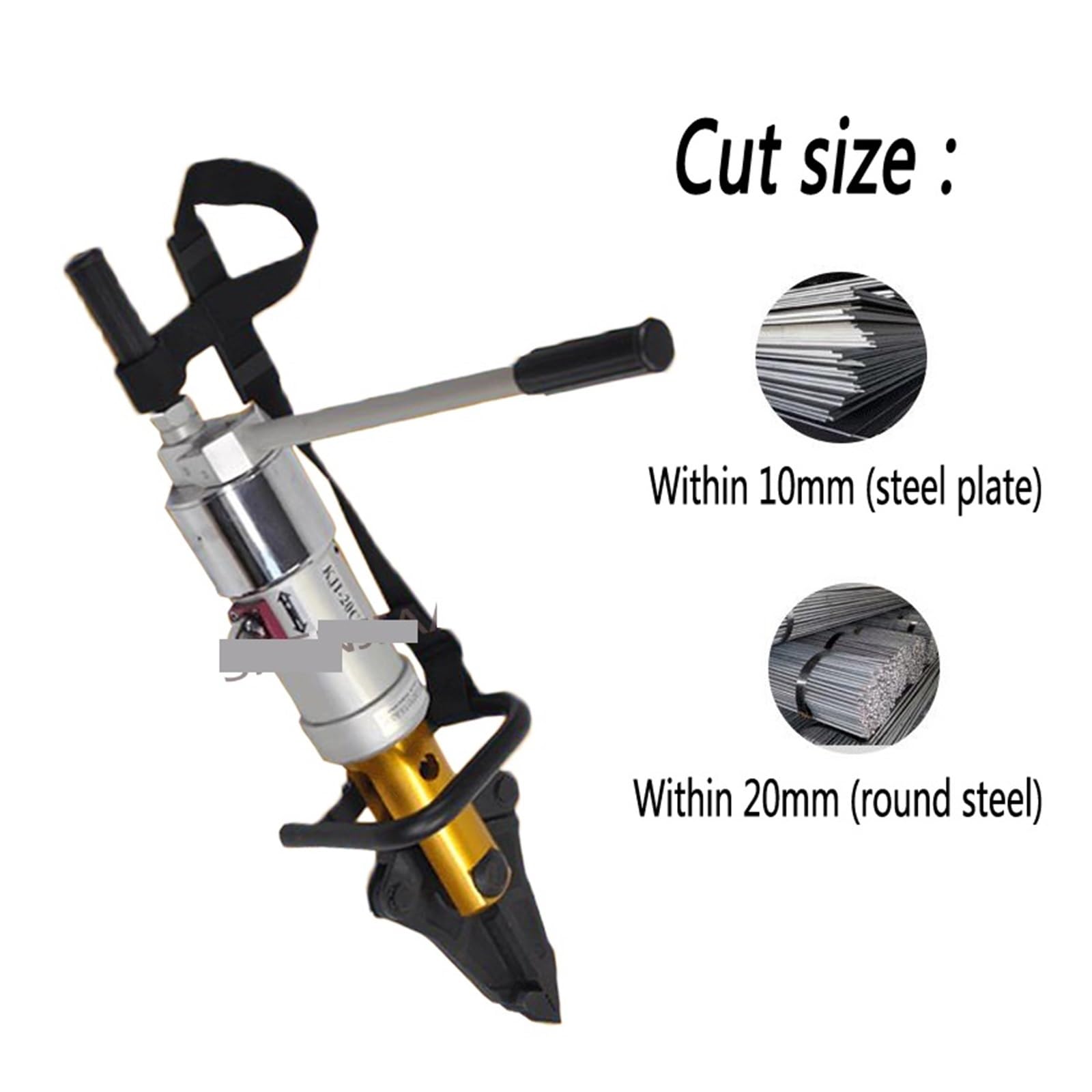 Alicates de Corte hidráulicos rotativos universales, KJI-20CB expansor portátil alicates múltiples hidráulicos Control de Incendios 63MPa 1 ud.