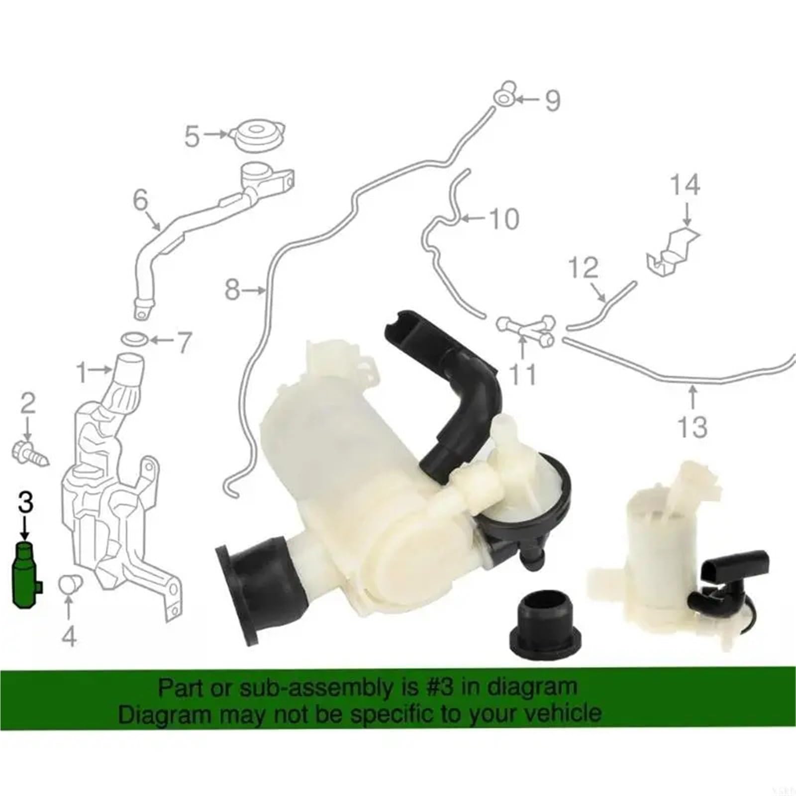 dysza spryskiwacza pompa spryskiwacza Pompa spryskiwacza szyby przedniej Pompa spryskiwacza Akcesoria samochodowe Części zamienne 76846TK6A02