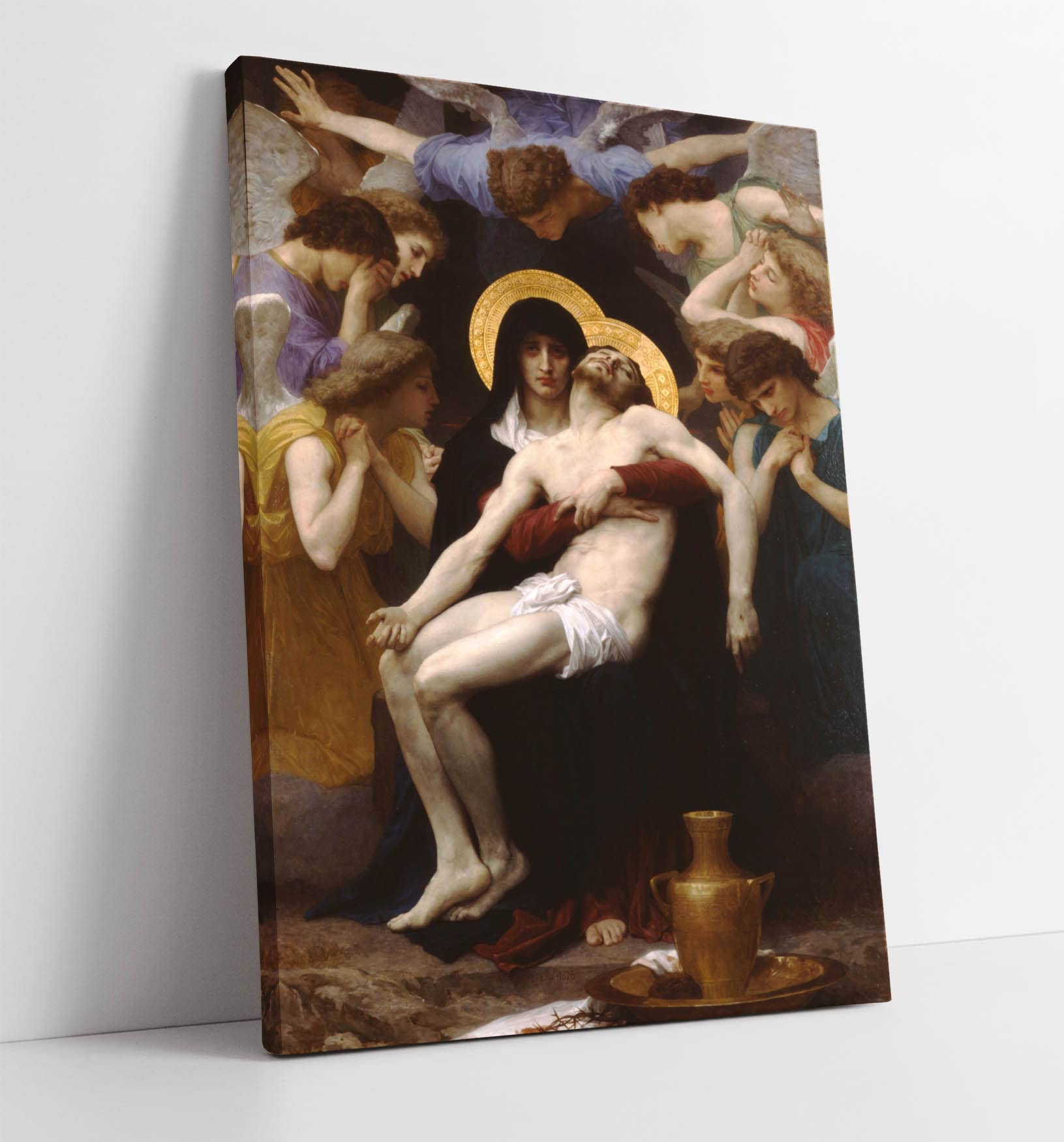CanvasArtShop -WILLIAM ADOLPHE BOUGUEREAU, PIETA- CANVAS WALL ART PICTURE PRINT (30x20)