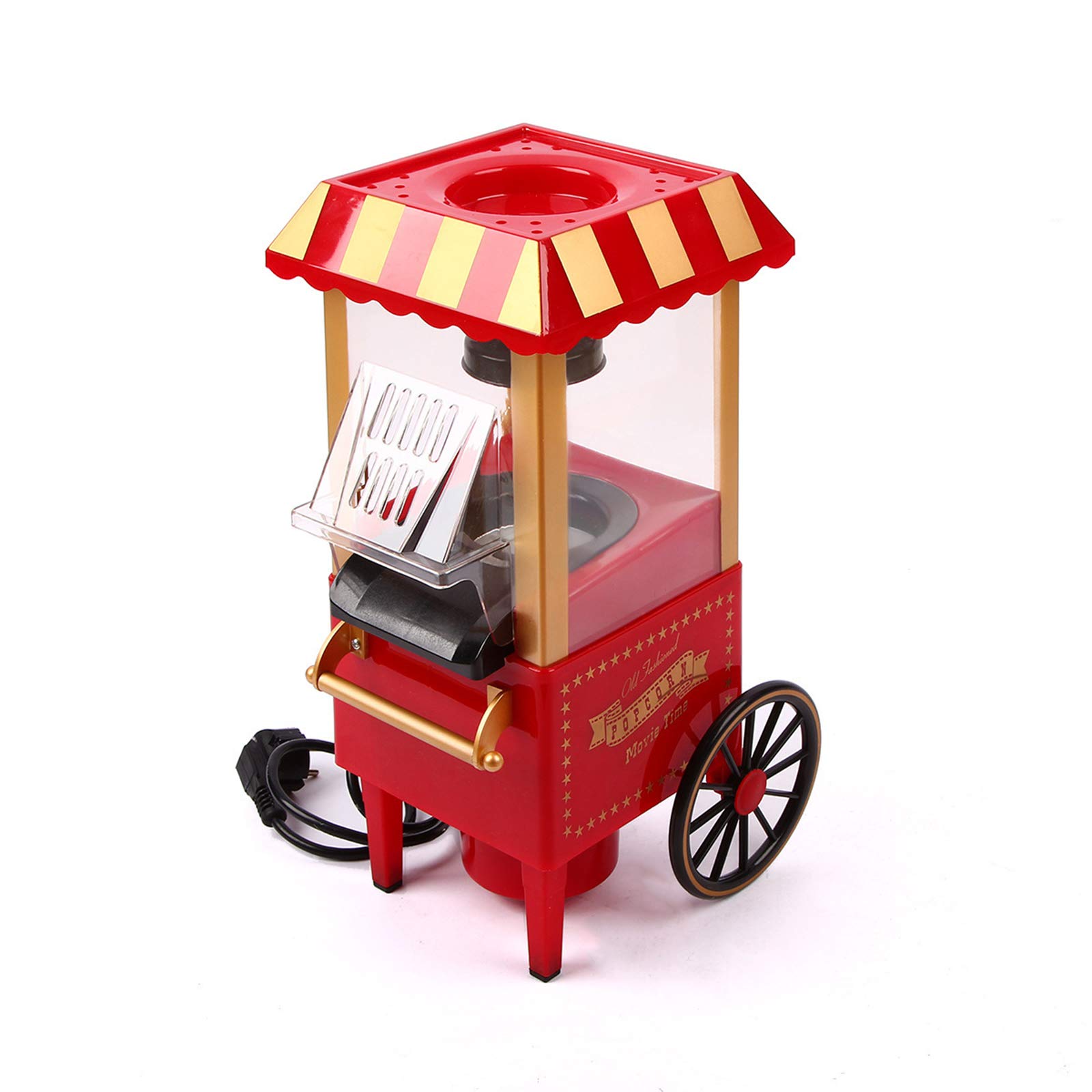 Macchina per Popcorn Ad Aria Calda, Macchina per Popcorn Elettrica per Uso Domestico 3 Min Fast Popping Fai da Te Il Tuo Gusto Sano E Senza Olio per Film Casalinghi, Guardare La TV