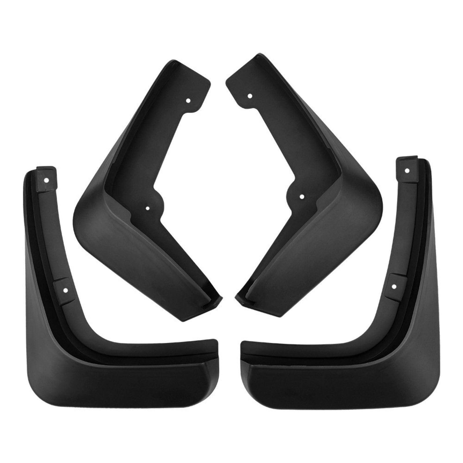 CDQSB 4 Pcs Car Mud Flaps for Cadillac SLS 2007-2010, Front Rear Fenders Splashproof Splash Guards Mudflaps Protects Accessories