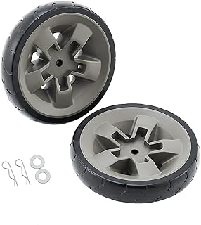 67445 Grill Wheels Replacement Parts for Weber Wheels Genesis II and Genesis II LX 200 300 400 600 Series GS4 Grill(Model Years 2017 and Newer) Weber II E-310 8 Inch Plastic Black BBQ Wheel Kit 2Pcs
