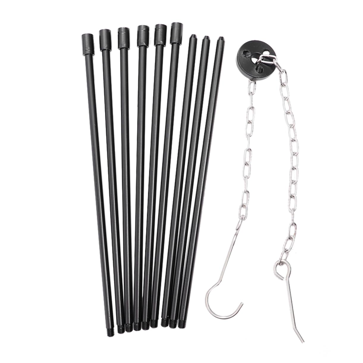 SUPVOX 3-piece Outdoor Cooking Tools Picnic Stand Rainproof Cookware Rack for Easy Soup Cooking Setup