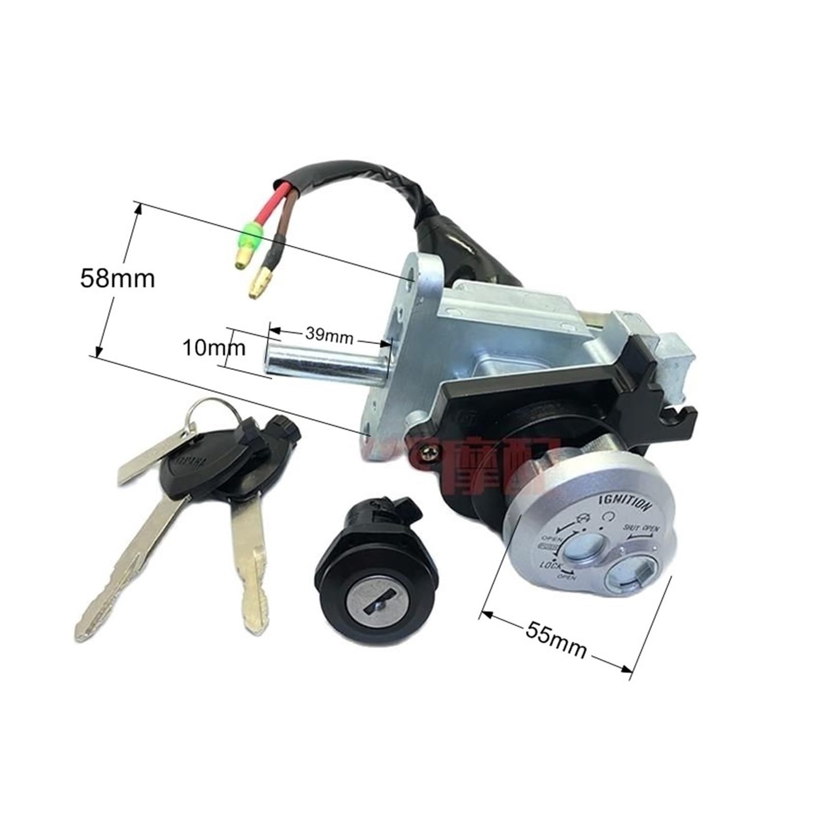 Ajuste Para Yamaha CYGNUS Z 125 XA125, Pieza De Repuesto Para Patinete, Juego Interruptor Llave Encendido, Bloqueo Asiento Cerradura de encendido con llaveJuego