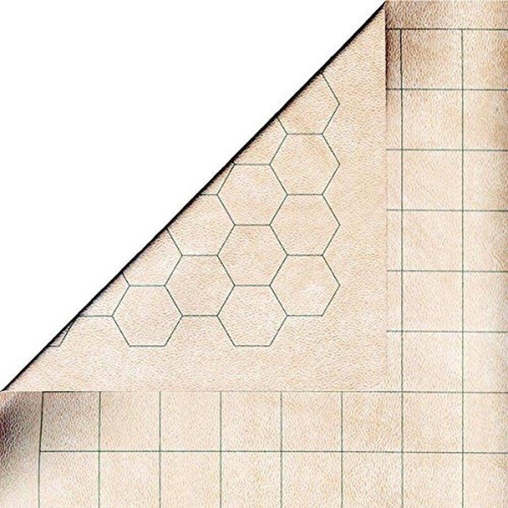 Megamat – Vinyl RPG Megamat – Smooth & Tough – 34.5 inches x 48 inches – Reversible 1-inch Squares & 1-inch Hexes – TTRPG RPG DND D&D Dungeons and Dragons,CHX97246