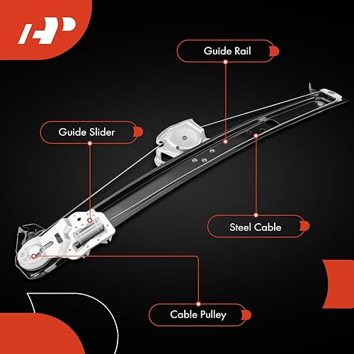 Miniatura 5 de A-Premium Elevalunas eléctrico sin motor de repuesto para BMW X5 E53 2000-2006 trasero derecho lado del pasajero