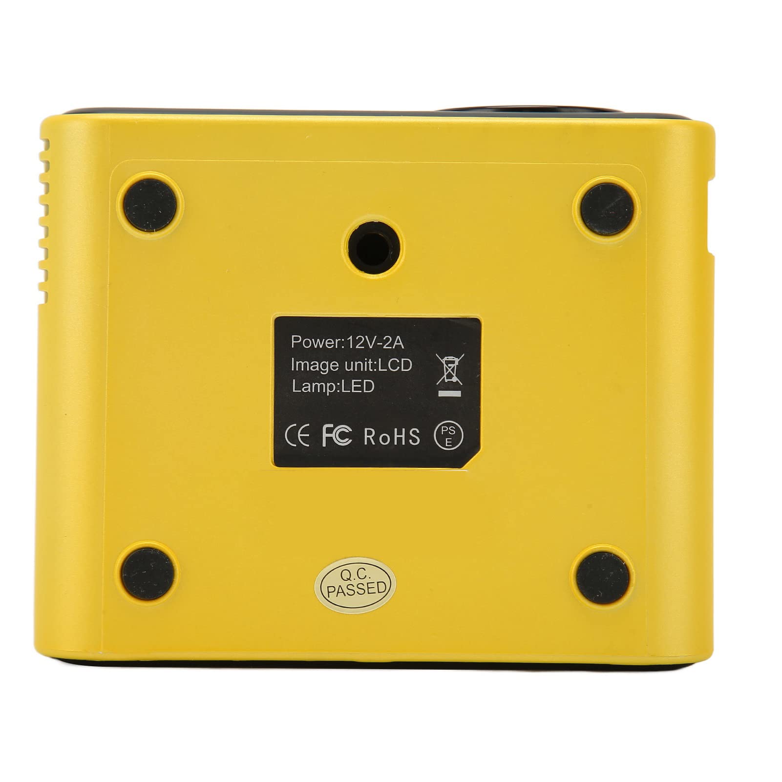 Zunate Mini Proiettore, Proiettore Cinematografico Portatile, Altoparlante per Film Composito Integrato, Luci a LED Luminose, USB, AV, Scheda TF, Jack per Cuffie da 3,5 Mm, per Viaggi,