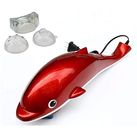 Yorten Dolphin Handheld Massager with Vibration Body Relaxing Easy to Use for Men and Women powerful pain relief Dolphin Machine body Massager Acupressure Health Care System
